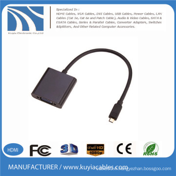 Adaptateur Mini DP vers VGA pour PC Monitor Prejector 1080P